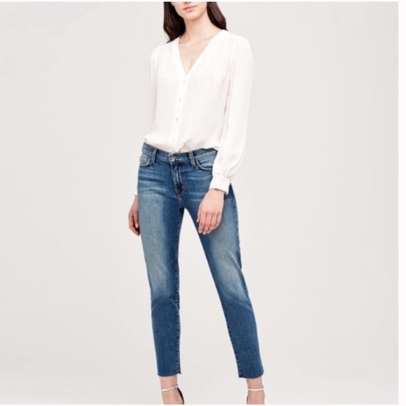 𝅺L’Agence El Matador Crop Jeans in Meridian Size 26 - Picture 1 of 9